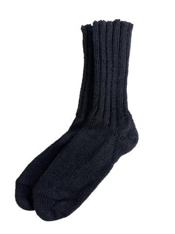 Wollsocken - schwarz